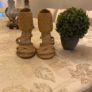 Torrid 8W Strappy Chunky Heel Shoes